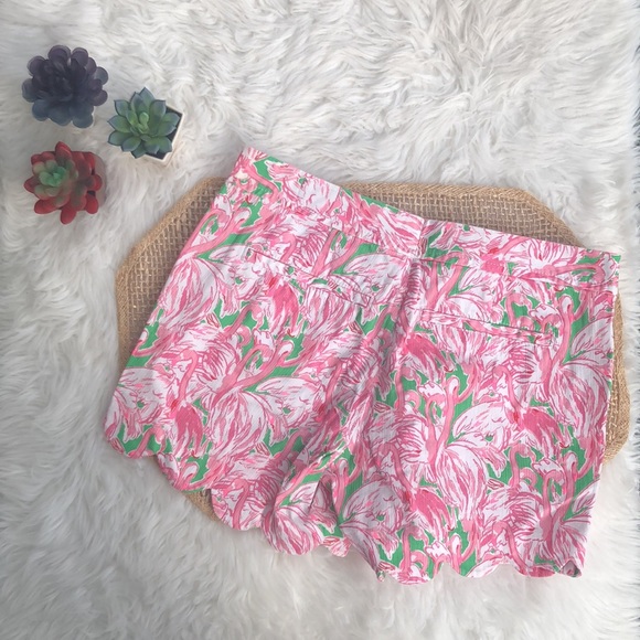 Lilly Pulitzer Pink Colony Buttercup Shorts - Picture 3 of 13